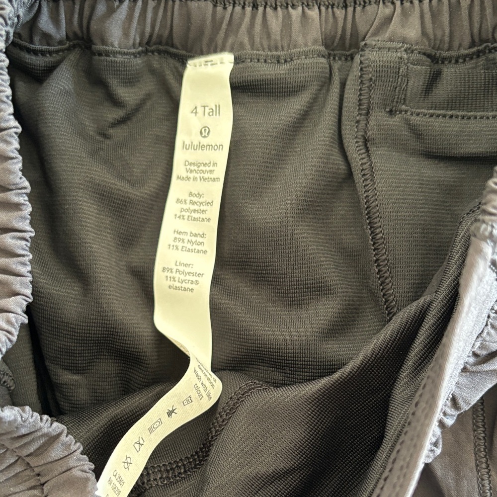 lululemon Black Athletic Shorts- NWT - Picture 6 of 7